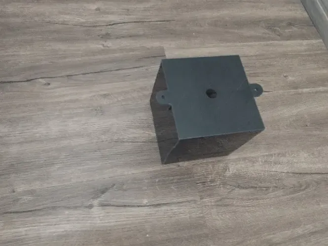 Caixa em acrílico fumê 15 x 15 x 15