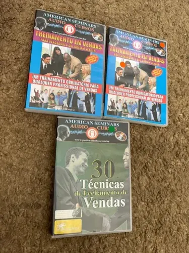 Curso Em Cd 30 Técnicas De Vendas + 2 Cds Tecnicas De Vendas