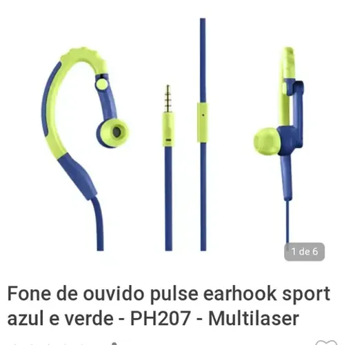 Fone de ouvido Multilaser pulse earhook ph 207