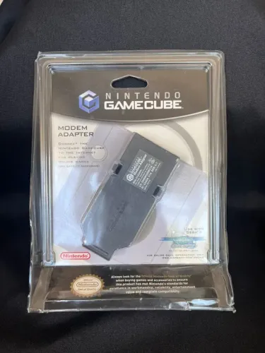 Nintendo Game Cube Modem para jogar online + Memory Card | Lacrado