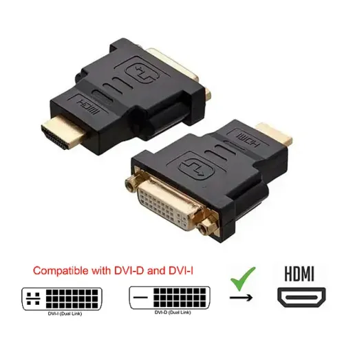 Adaptador Conector DVI-I 24.5 (Fêmea) Para HDMI (Macho) - Exbom em São Luís ma 