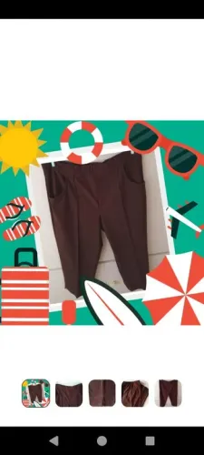 CALÇA MALHA CAPRI BURDA 46