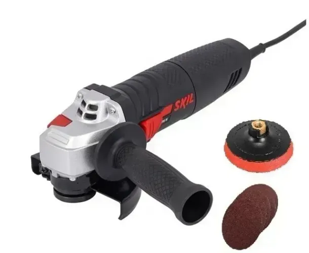 Lixadeira esmerilhadeira 9002 700w com disco PVC e lixas