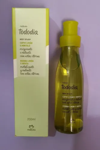 Perfume Tododia Natura Capim Limão e Hortelã 200ml