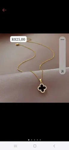 Colar e pulseira 