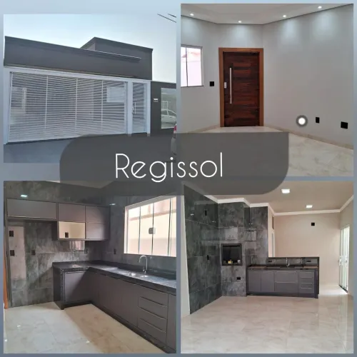 Casa Nova a venda 3 quartos, suíte, 140m², bairro Regissol 1 em Mirassol