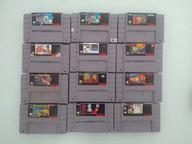 jogos originais para super nintendo - favor ler anuncio