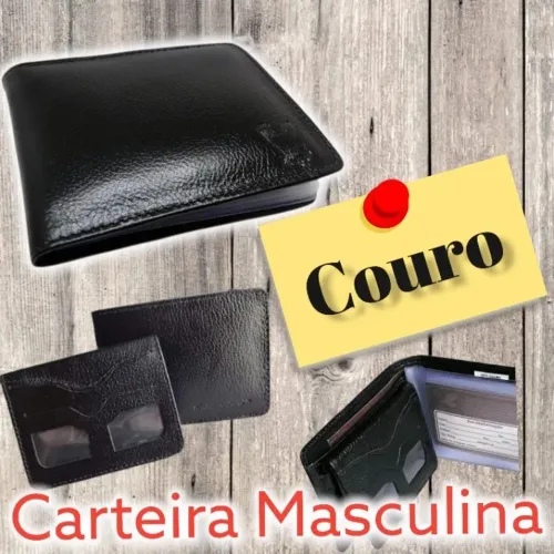 Carteira Masculina de Couro