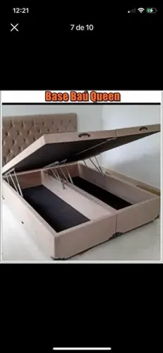 Cama Box baú casal Queen