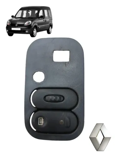 Moldura C/ Botão Desembaçador Renault Kangoo 2001  *6