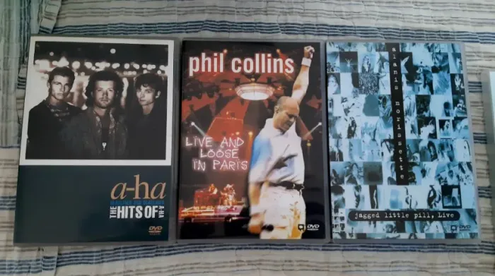 Lote 3 DVD's - musica