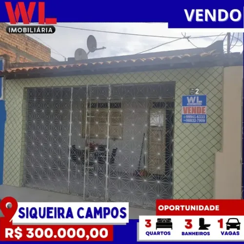 Vendo- Casa no Siqueira Campos