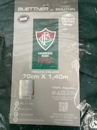 Toalha Veludo - Fluminense