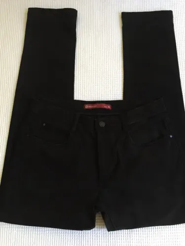 Calça De Sarja Preta Masculina Request - Tam. 40