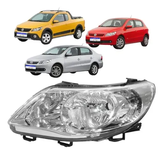 Farol Volkswagen Gol Voyage Saveiro G5 2009 2010 A 2013 L.e