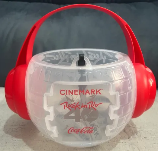 Balde De Pipoca Cinemark Rock In Rio 2024 Exclusivo Original