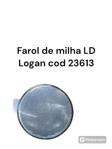 Farol De Milha Lado Direito Renault Logan Cod 23613