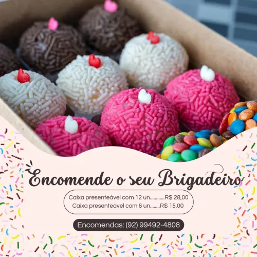 Faça a sua encomenda de brigadeiros