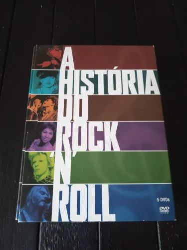 DVD A HISTÓRIA DO ROCK 'N' ROLL 1995/2004 Boxset Com 5 Discos 