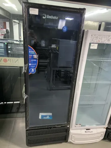 CCV-355 FB CERVEJEIRA PORTA DE VIDRO FULL BLACK - IMBERA