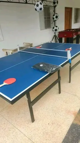 Mesa de Ping Pong Azul Tênis 