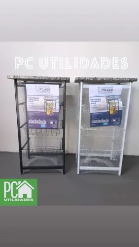 Fruteira com tampo de granito