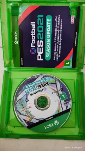Pes 21 xbox one, raridade, mídia física.