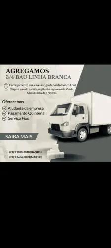 Agrega caminhão 3/4 bau