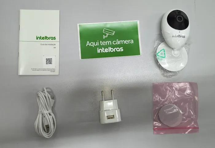 Câmera de segurança Wi-Di Intelbras iC3 (interna - visão noturna - infravermelho)