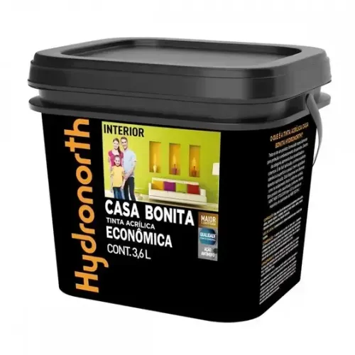 Tinta Hydronorth Casa Bonita Acrílica Fosco 3,6L Branco