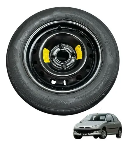 Estepe Aro 14 Original Peugeot 206 2004 2005 2006 