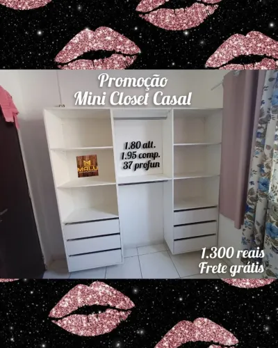 Mini closet casal 