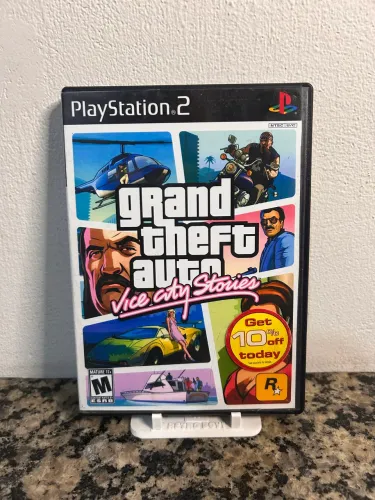 GTA Vice City Stories - ORIGINAL - AMERICANO - CAPA REIMPRESSA