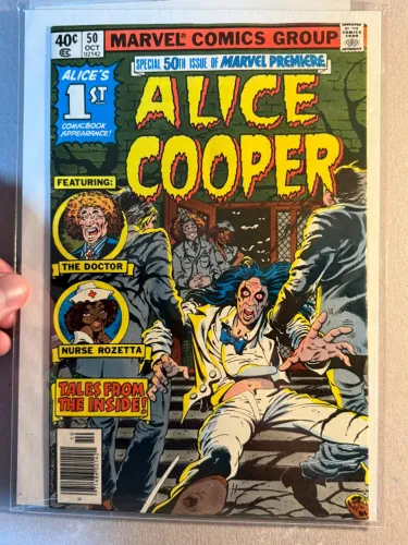 HQ Marvel Premiere #50 Alice Cooper - primeira aparição
