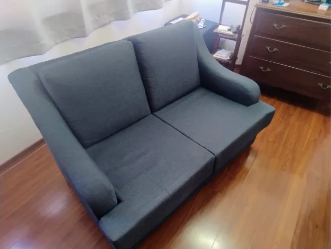 Sofá 2 lugares recém reformado