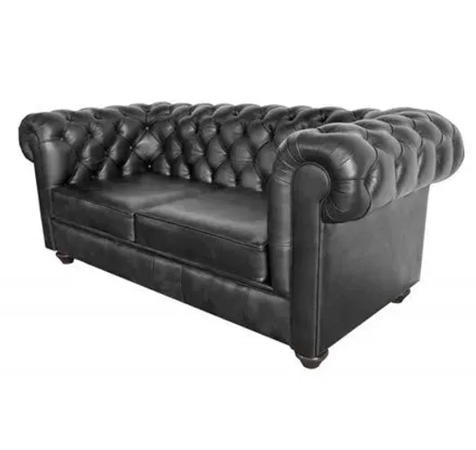 Sofá Chesterfield em Couro