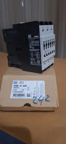 Contatora weg 110 A cwm65 110 volt com auxiliares.