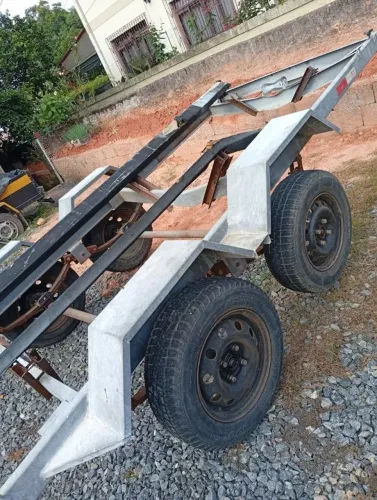 Carretinha reboque trucada - 16 até 22 pés 