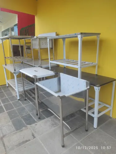 Bh Bancada inox sob medida orçamento aqui 