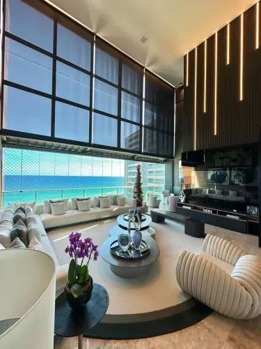 Cobertura a venda no d azur jaguaribe com 4 suites piscina área gourmet de alto luxo