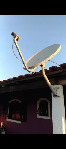 Antena Parabólica Sky Completa com aparelho
