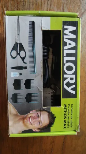 Máquina Corte de Cabelo Malory - Detalhes <br>A lâmina está Cega.