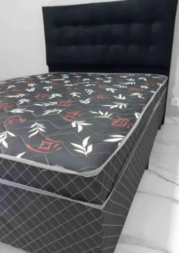 Cama Box Casal com colchão e frete grátis! Novas