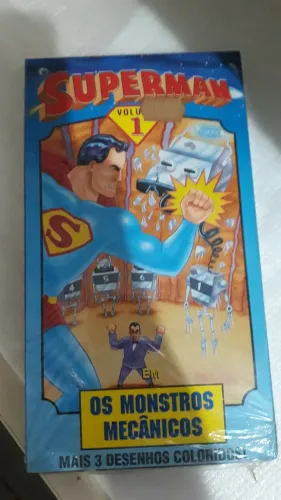 VHS Superman - Os Monstros Mecânicos - LACRADA