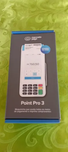 Maquininha de cartão Point Pro 3 - Mercado Pago