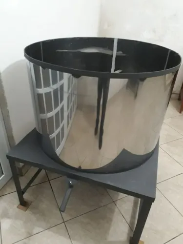 Masseira inox para fabricação de massa corrida textura granffino pedras naturais