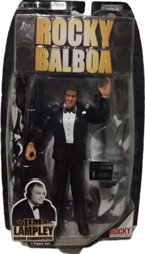 Boneco Rocky Balboa - JIM LAMPLEY COMENTARISTA 