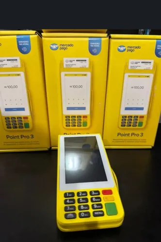 Máquina de Cartão Point Pro 3 Mercado Pago - Nova