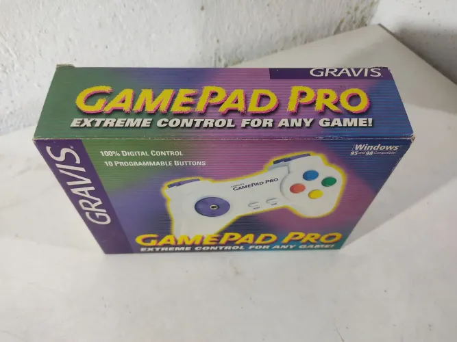 Caixa Gravis Game Pad Pro + Encarte box