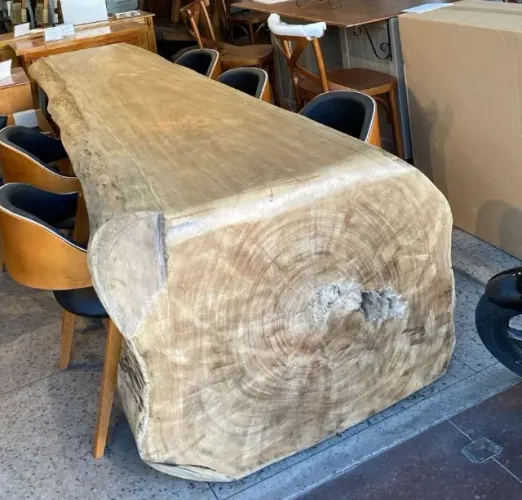 Mesa Cascata 3mt Maciça Curva Borda Orgânica Prancha Pranchão